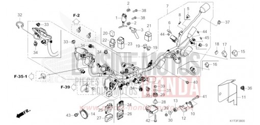 FAISCEAU DES FILS (CRF300L/LA) CRF300LAM de 2021